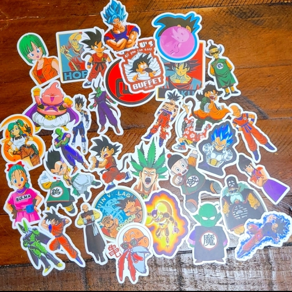 💍 (10) Anime DRAGON BALL Z Stickers